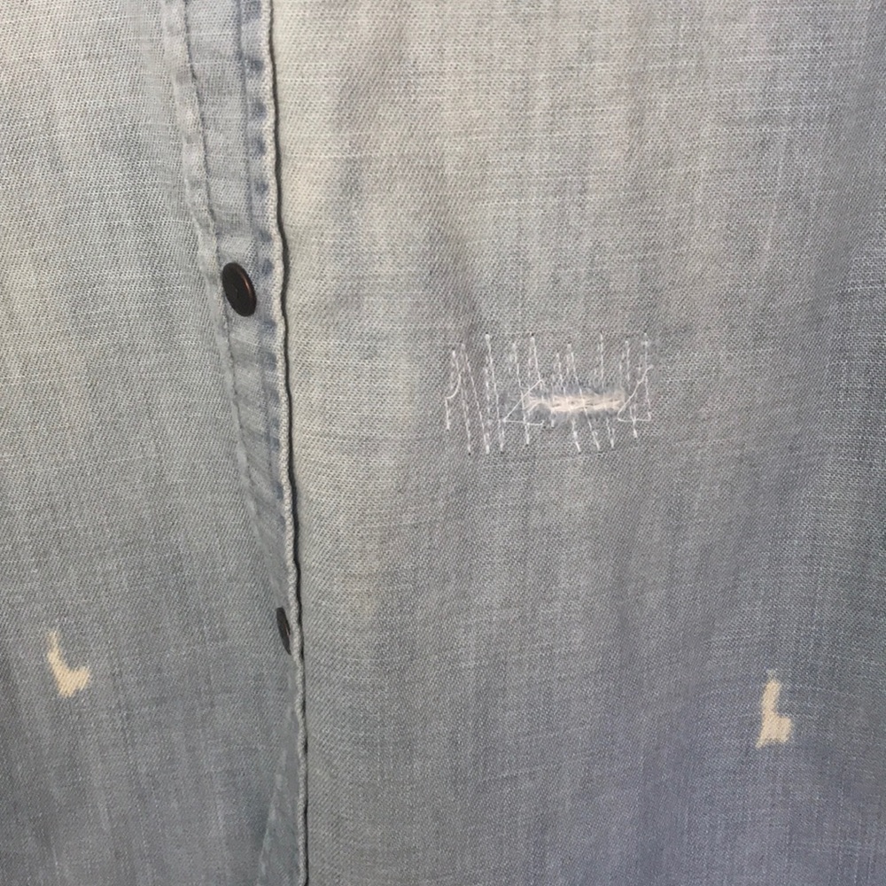 Levi’s Vintage Clothing Distressed Western Shirt - Picture 3 of 7